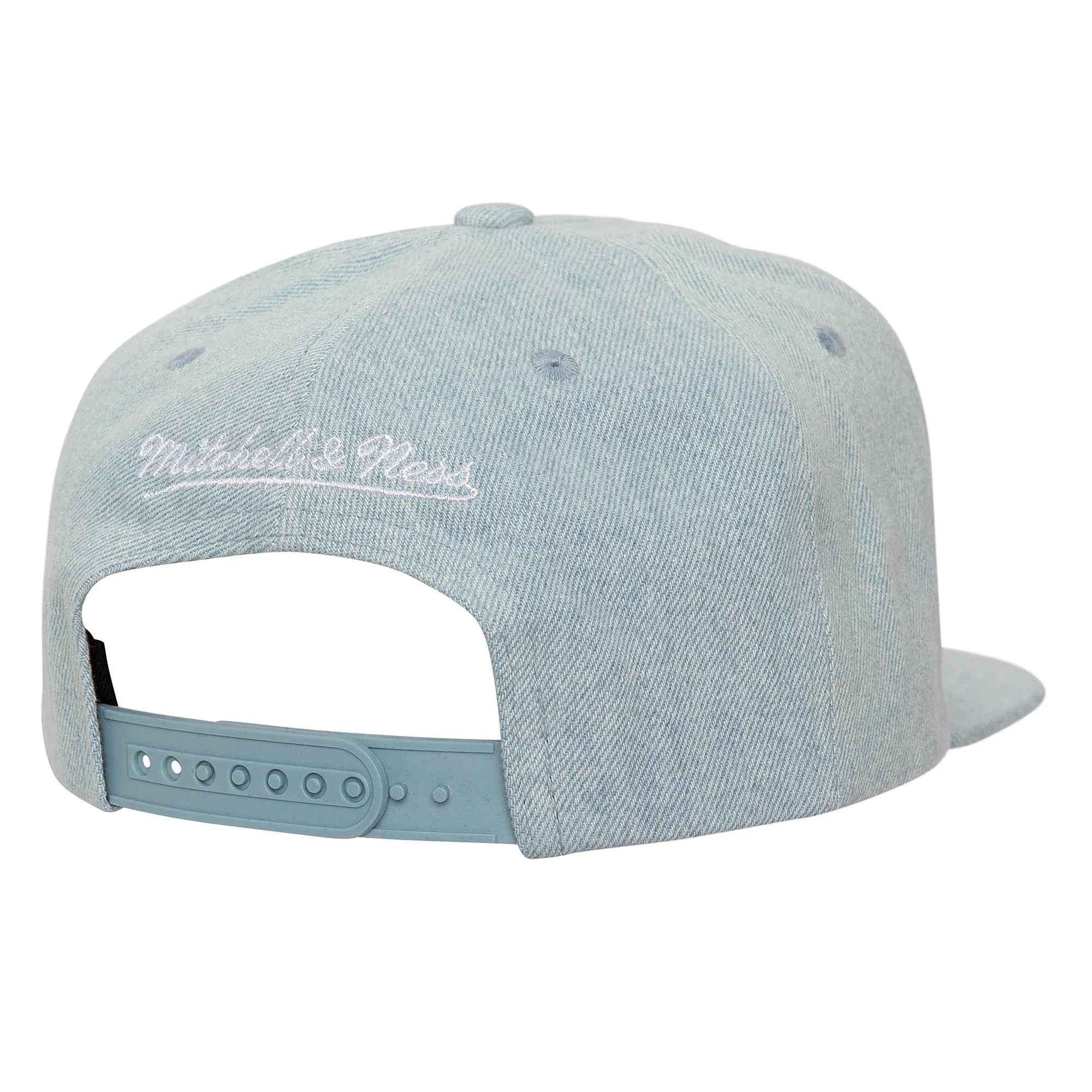 Dallas Mavericks Micthell & Ness Denim Stitched M-Hat Snapback Cap - Image 2