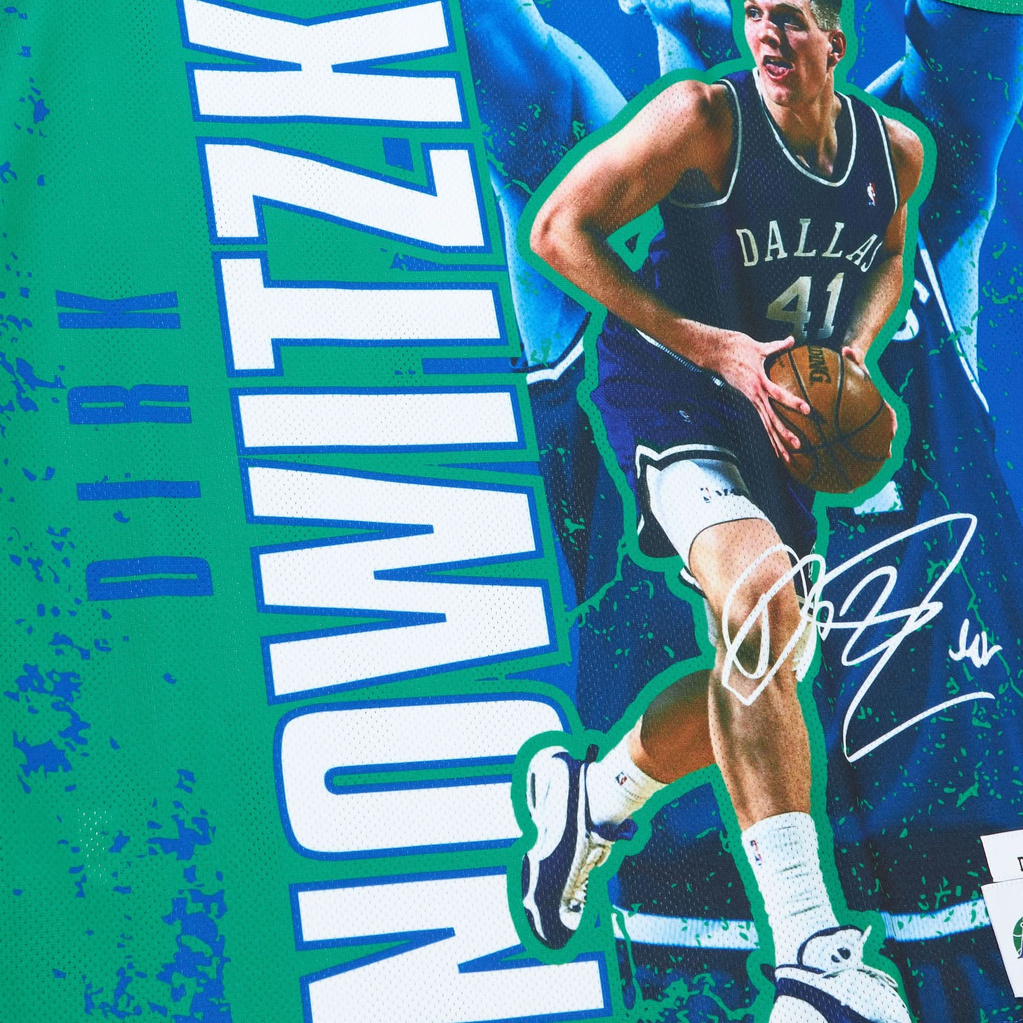 DALLAS MAVERICKS MITCHELL & NESS HARDWOOD CLASSIC DIRK NOWITZKI MESH TANK TOP - Image 3