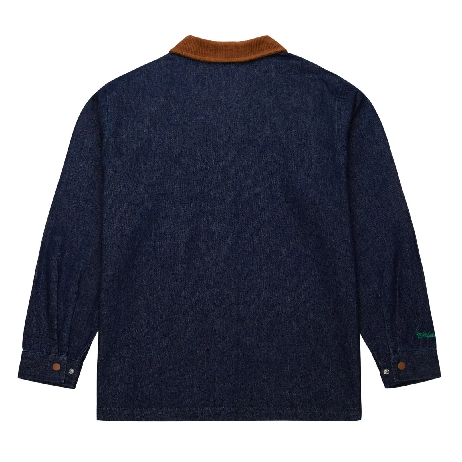 DALLAS MAVERICKS MITCHELL & NESS DENIM BUTTON UP - Image 2