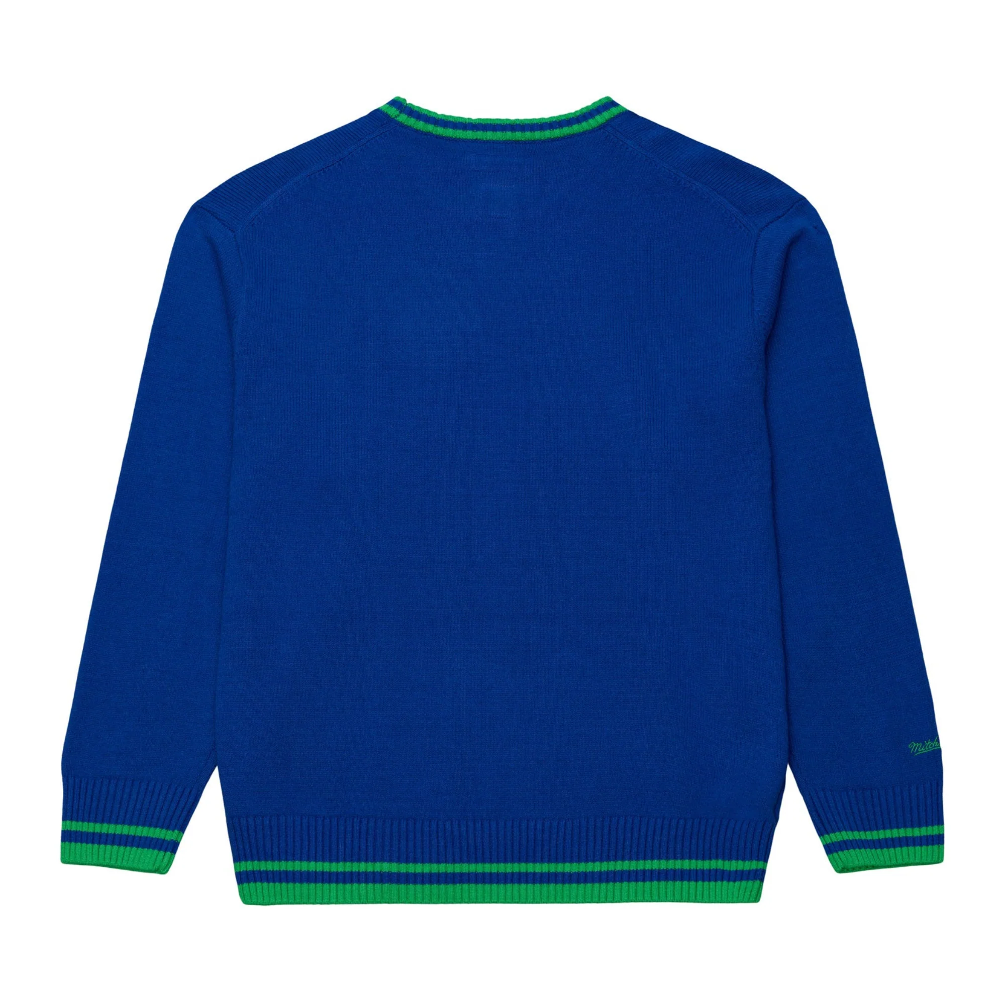 DALLAS MAVERICKS MITCHELL & NESS 45TH ANNIVERSARY HARDWOOD CLASSIC THROW SWEATER - Image 2
