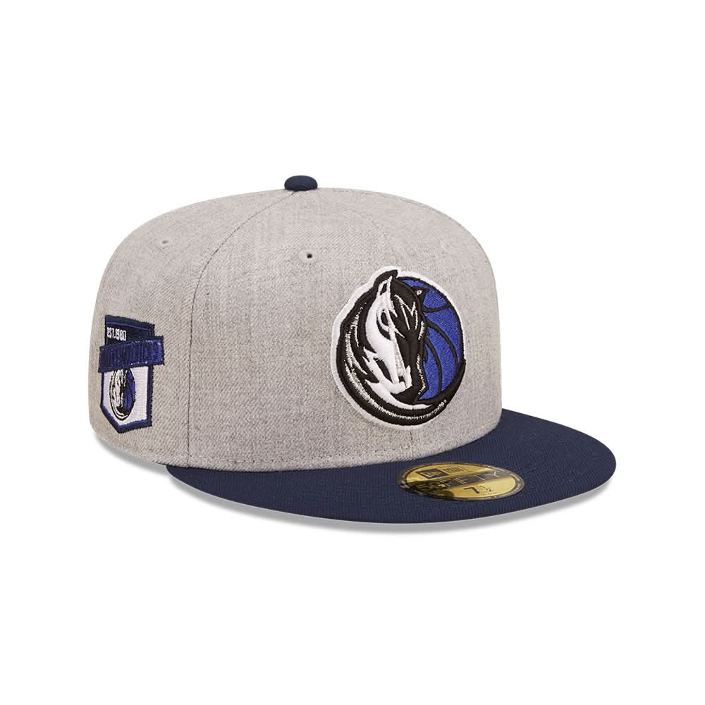 DALLAS MAVERICKS NEW ERA HORSEHEAD HEATHER PATCH FITTED CAP - Image 3