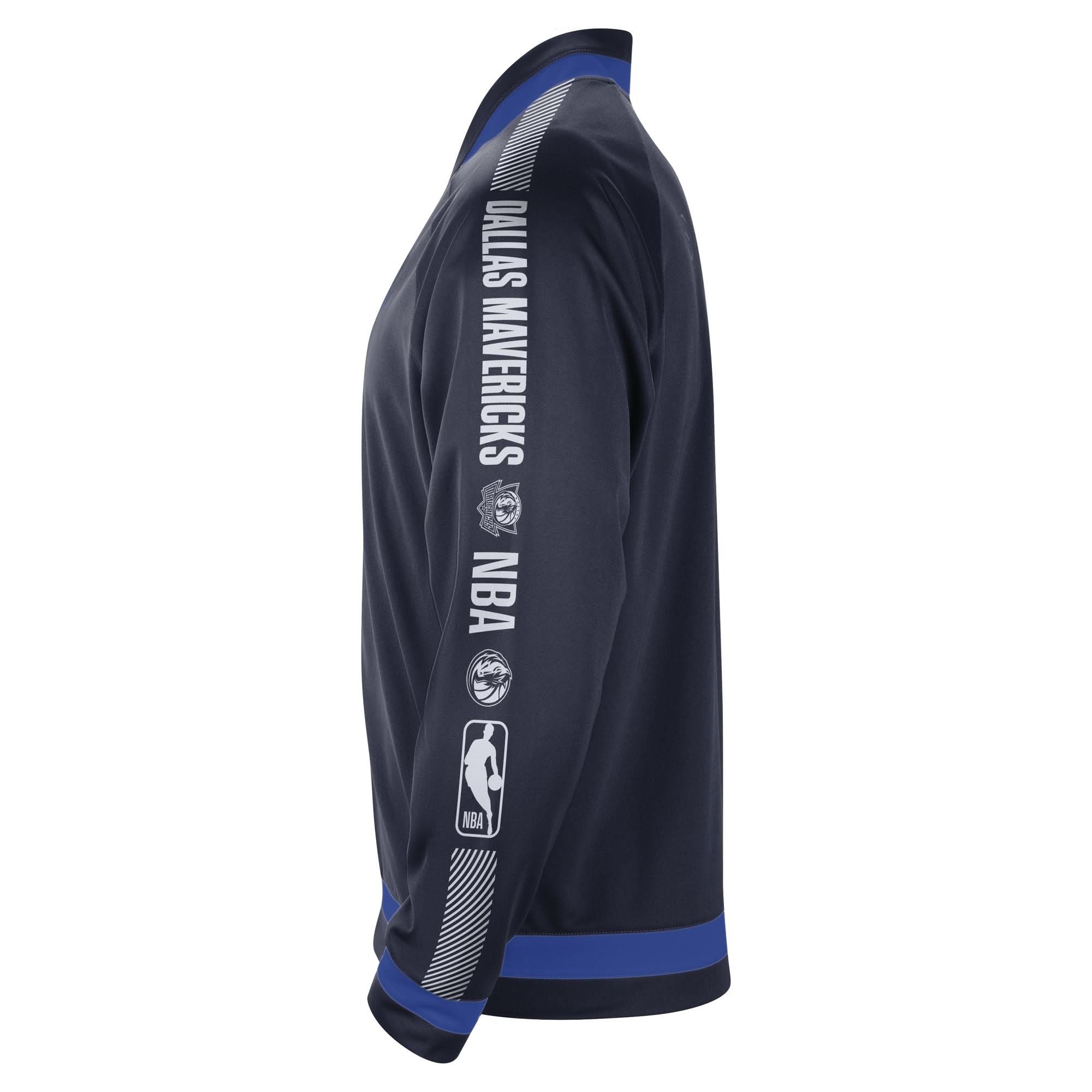 Dallas Mavericks Nike Navy Blue Full-Zip Jacket - Image 2