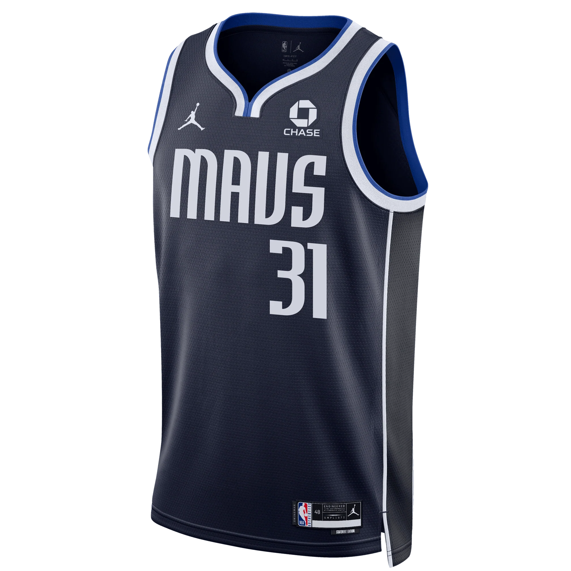 DALLAS MAVERICKS NIKE KLAY THOMPSON STATEMENT SWINGMAN JERSEY - Image 2