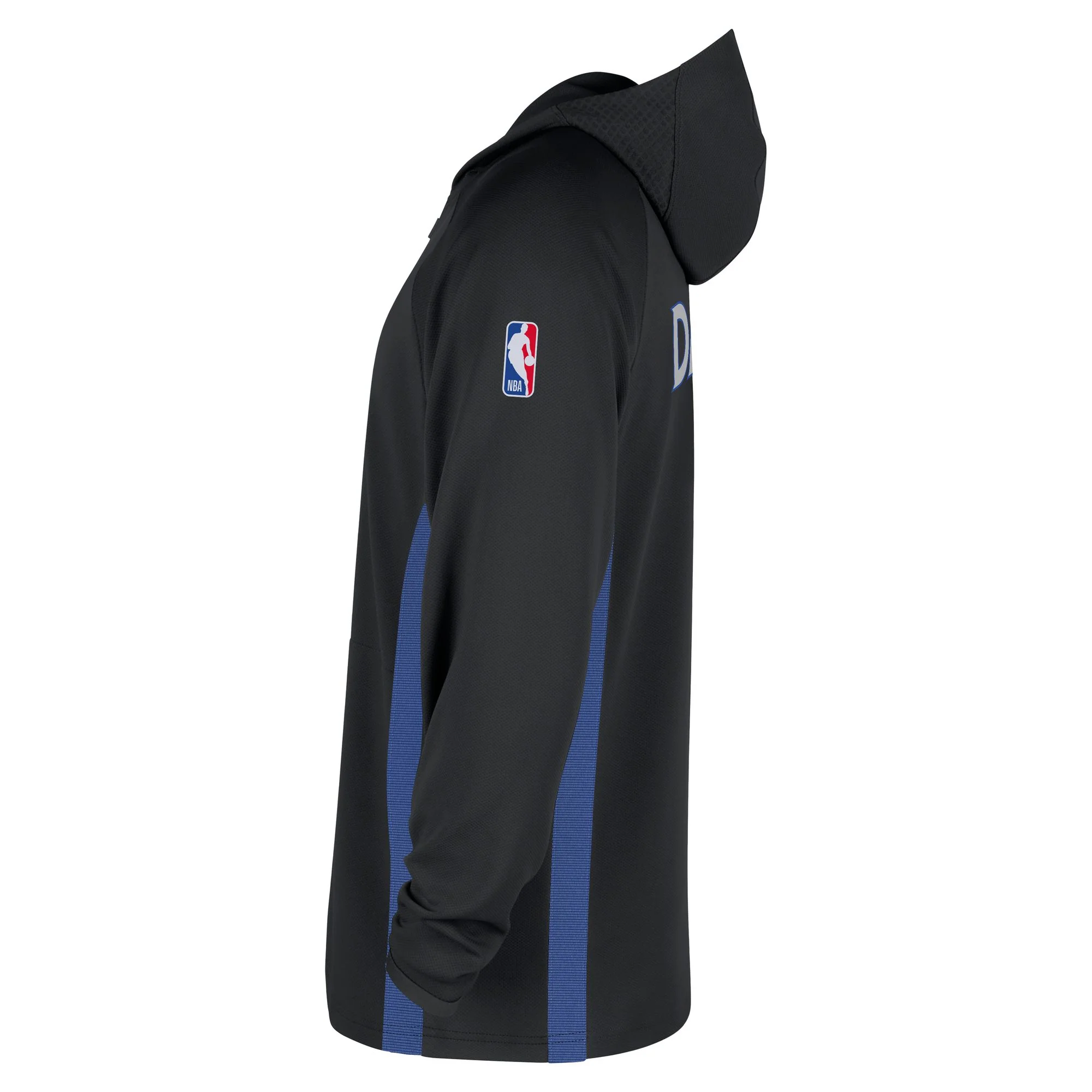 DALLAS MAVERICKS NIKE 2025-26 CITY EDITION BLACK QUARTER ZIP HOODIE - Image 3