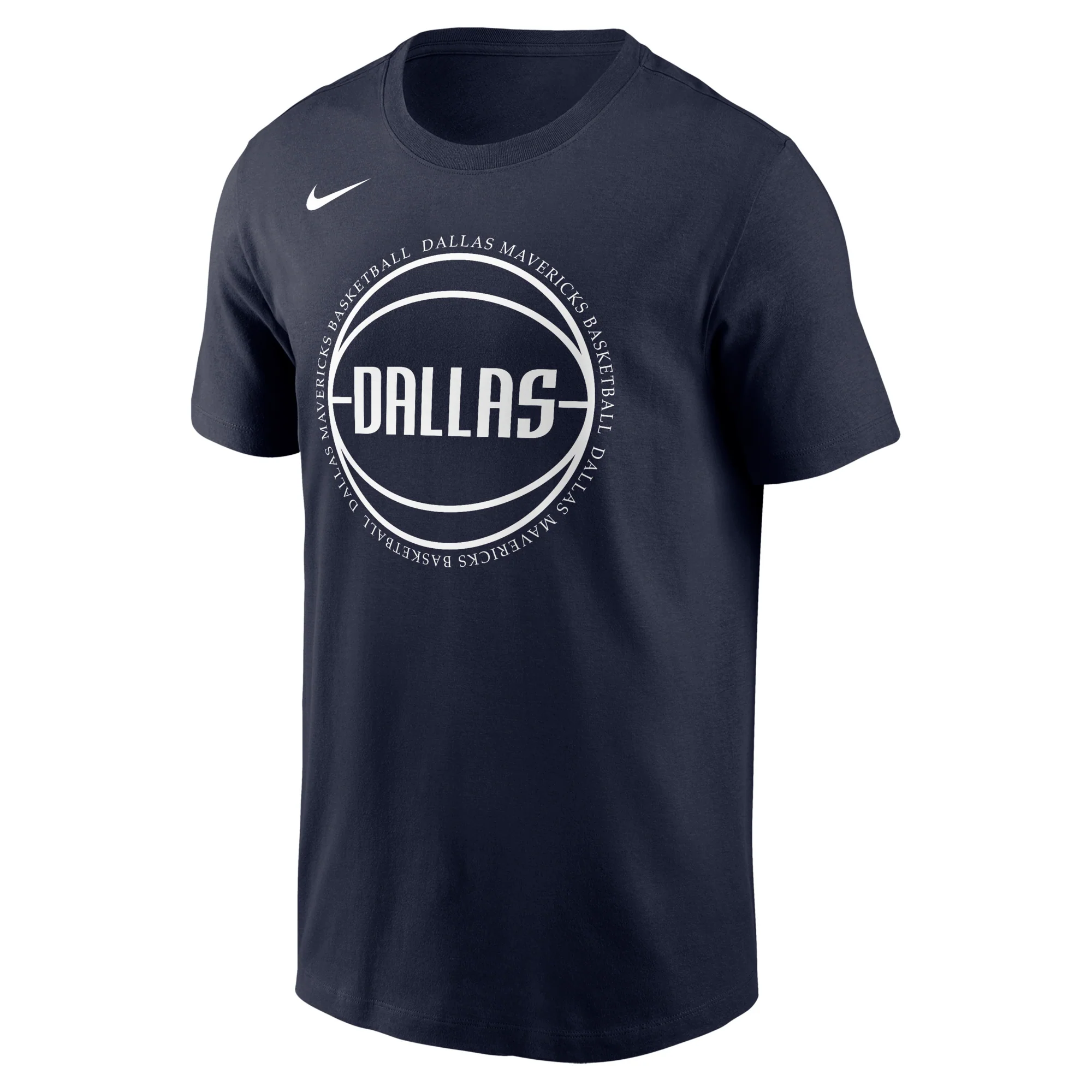 Dallas Mavericks Nike Navy Short Sleeve Tee