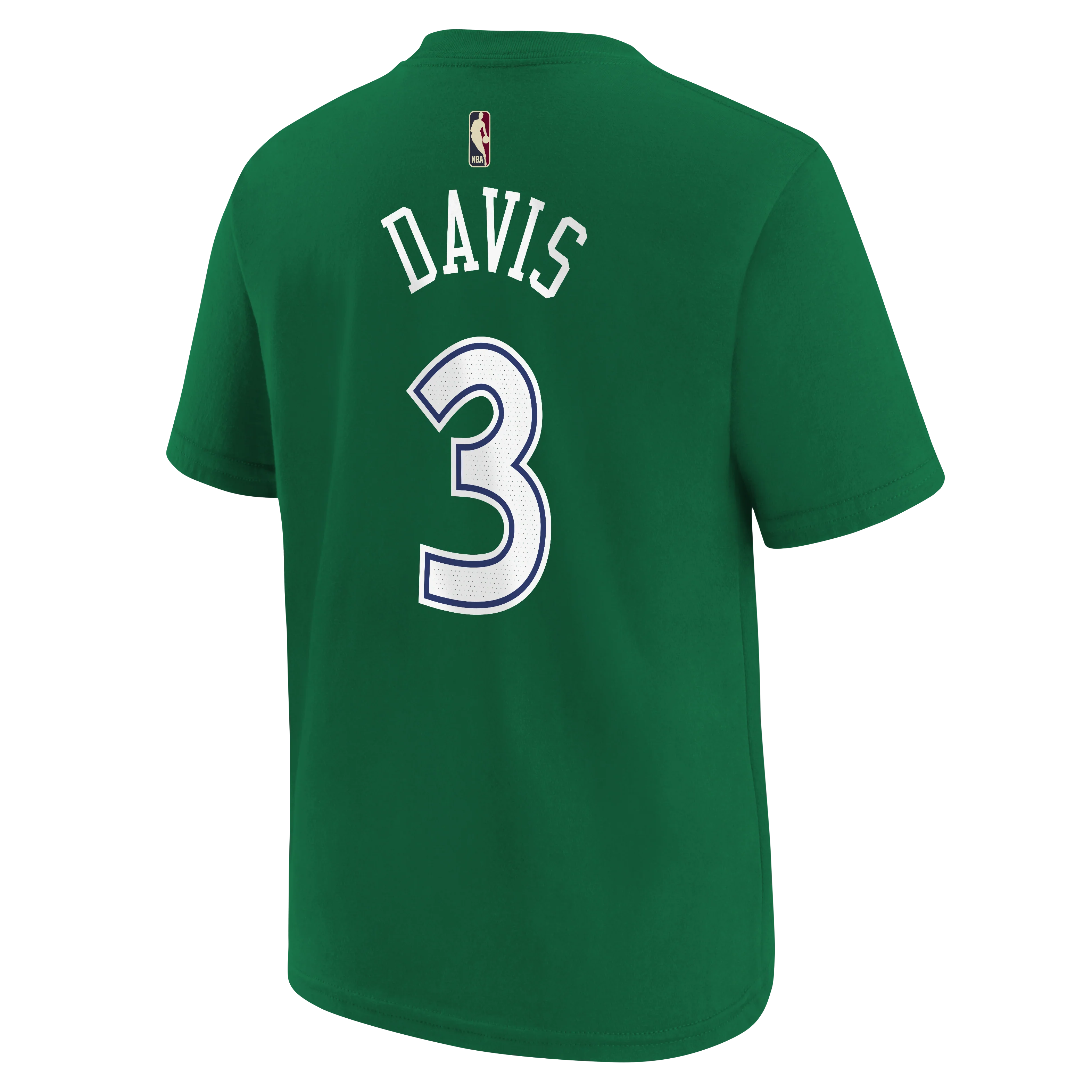 DALLAS MAVERICKS NIKE OUTERSTUFF HARDWOOD CLASSIC YOUTH ANTHONY DAVIS NAME & NUMBER TEE - Image 2