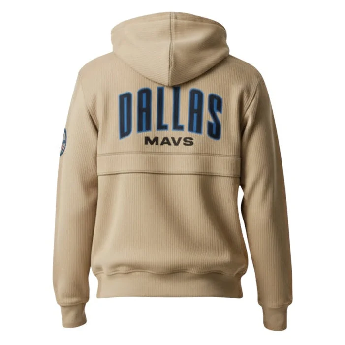 Dallas Mavericks Wild Collective Wordmark Corduroy Hoodie - Image 2